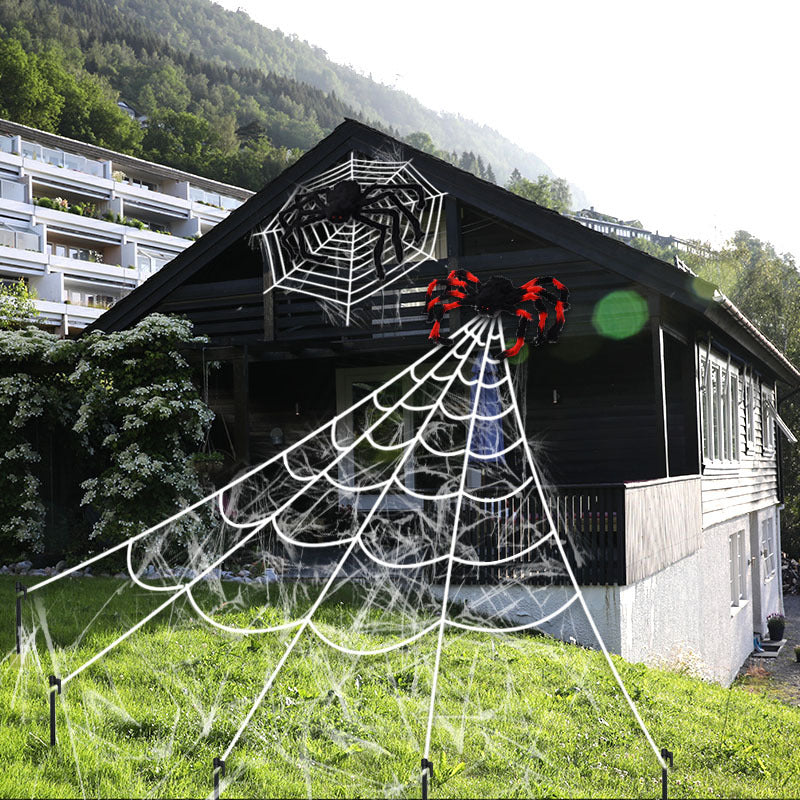 6.6FT Giant Black Halloween Spider