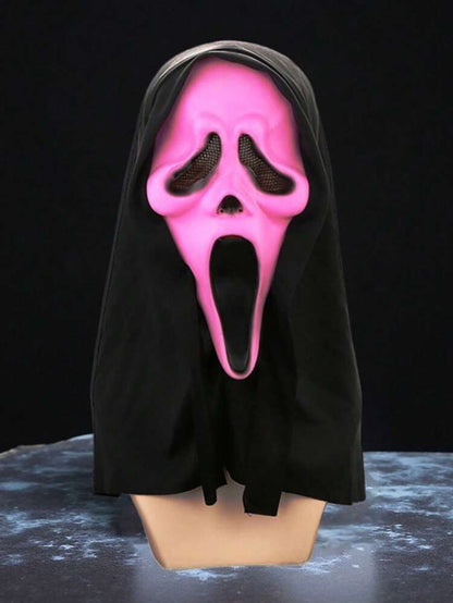 Horror Scream Mask with Hood