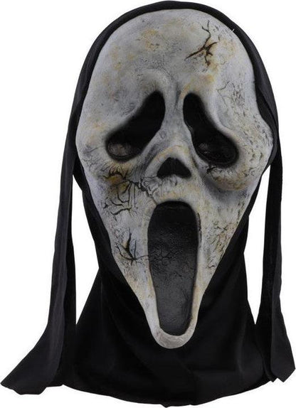 Horror Scream Mask with Hood