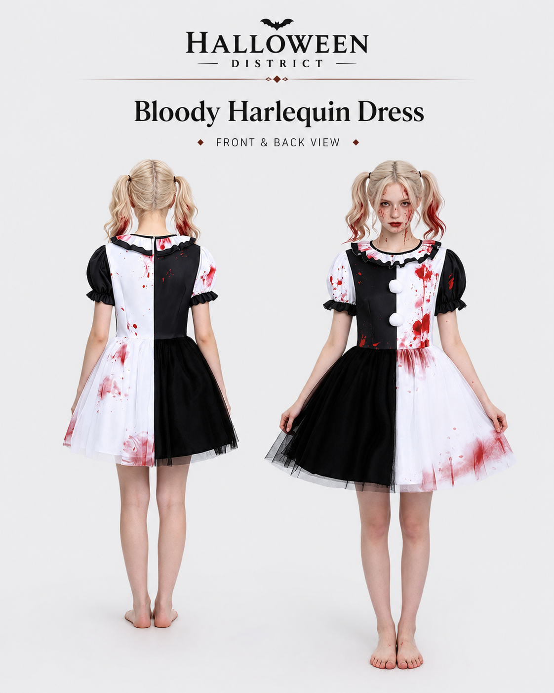 Bloody Harlequin Dress