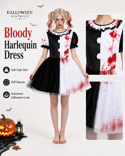 Bloody Harlequin Dress