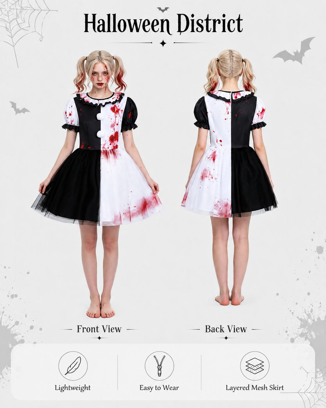 Bloody Harlequin Dress