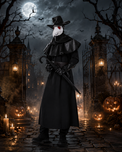 Haunted Nun & Plague Doctor Couple Bundle