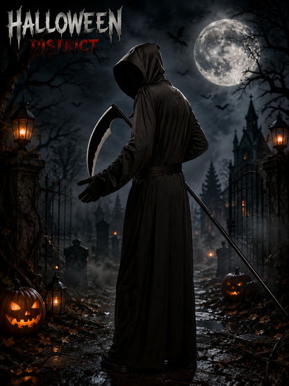 Dark Reaper Hooded Halloween Costume