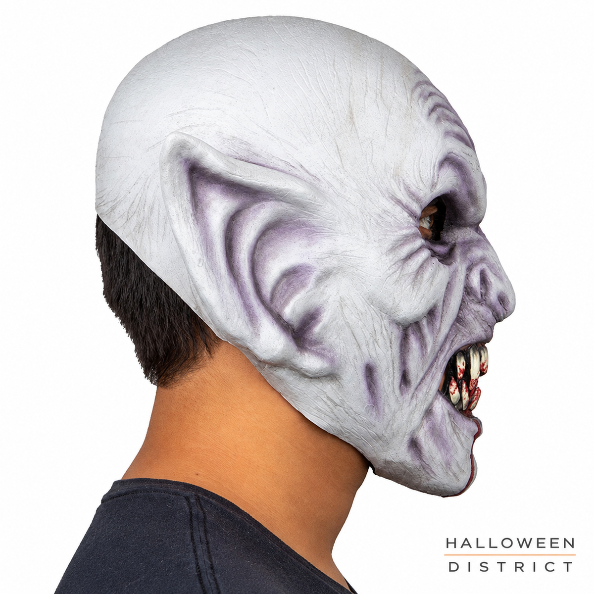 White Vampire Demon Mask