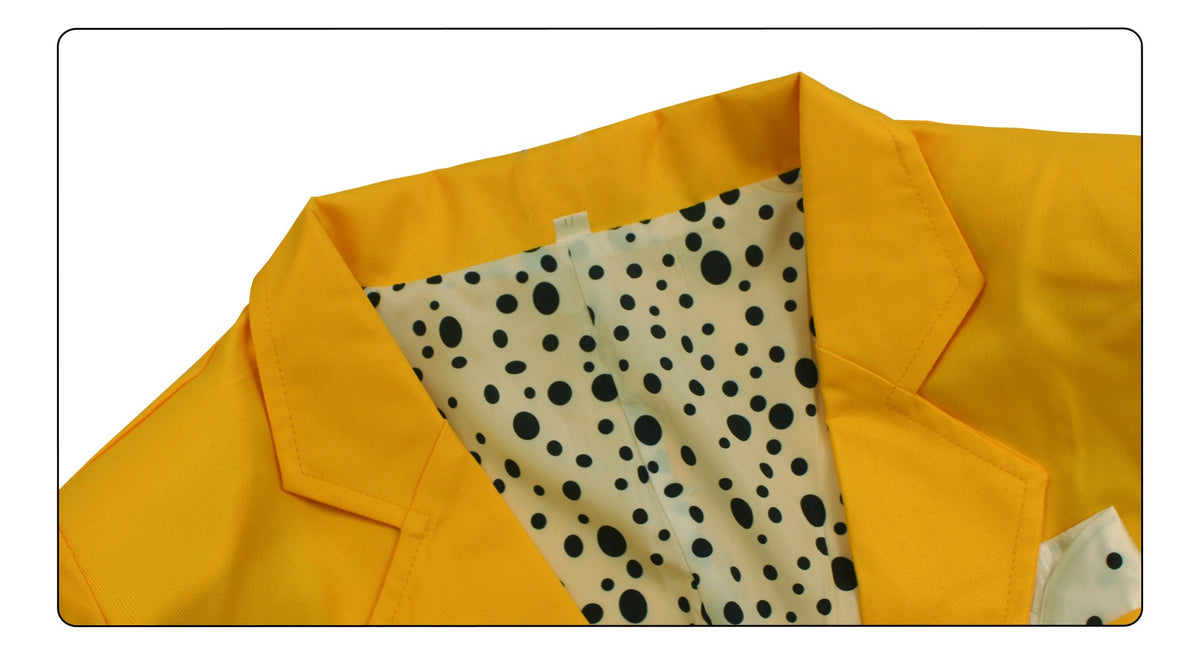 Wild Trickster Yellow Suit Costume – Adult Halloween Set