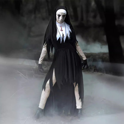 Haunted Nun Costume Set