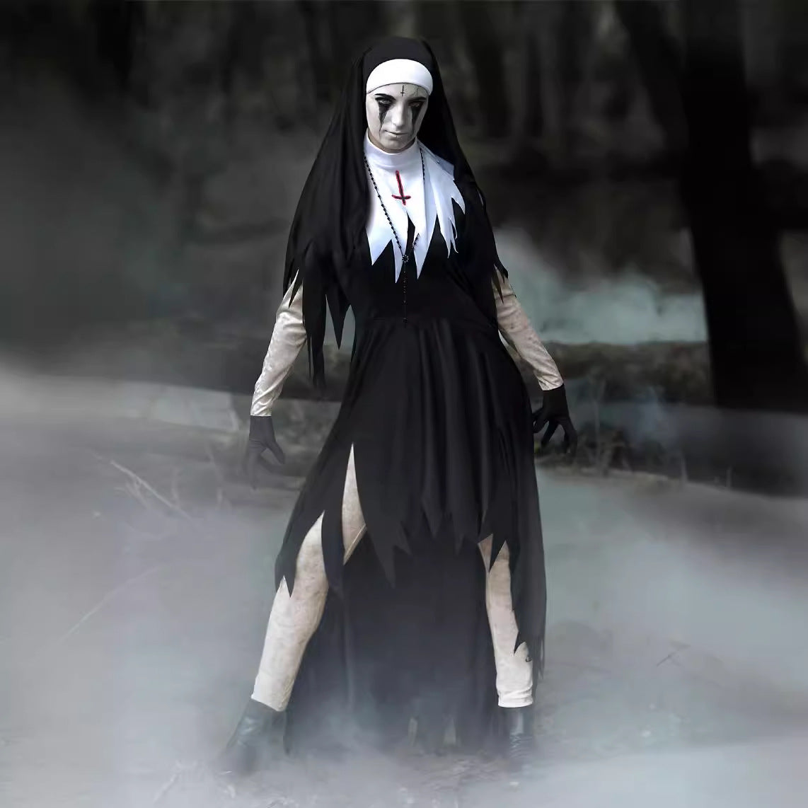 Haunted Nun & Plague Doctor Couple Bundle