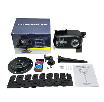Halloween Outdoor Projector Light – 10 Slides + Remote