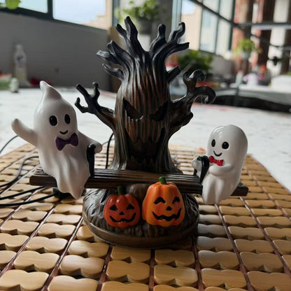 Halloween Ghost Seesaw Plug-In LED Night Light