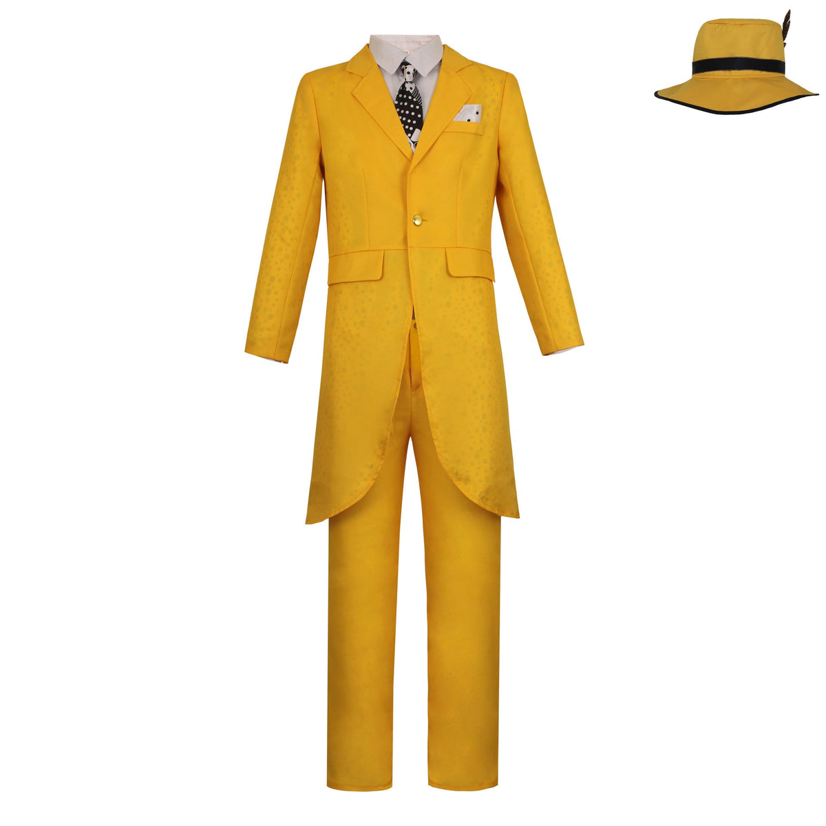 Wild Trickster Yellow Suit Costume – Adult Halloween Set