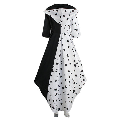 Black & White Villain Costume Dress