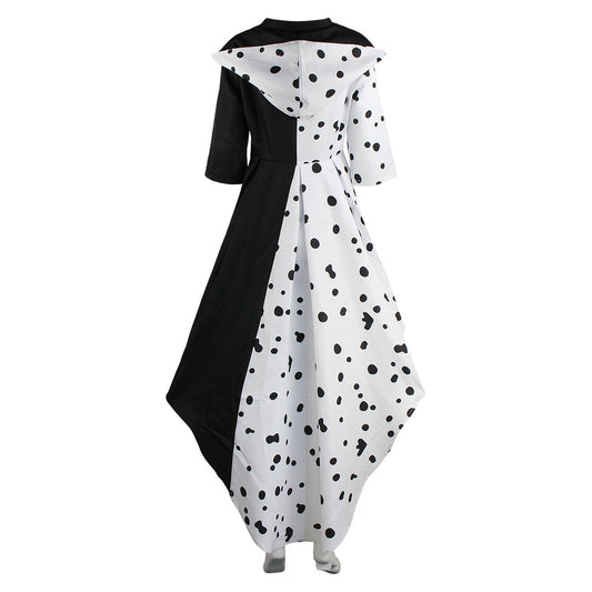 Black & White Villain Costume Dress