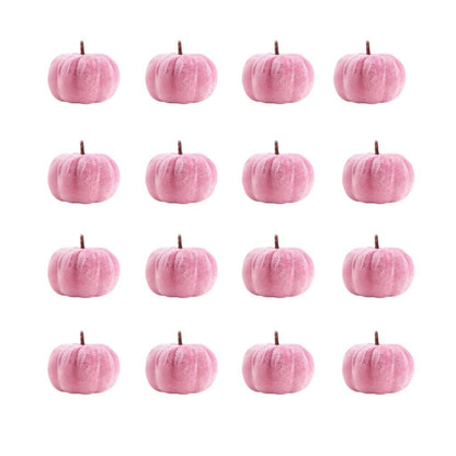 Blush Velvet Pumpkin Set