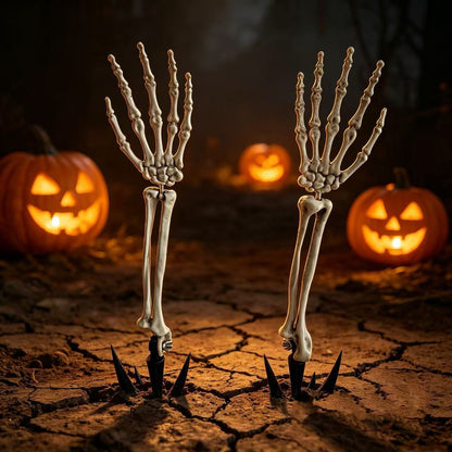 Skeleton Arm Ground Stakes – Halloween Yard Decorations