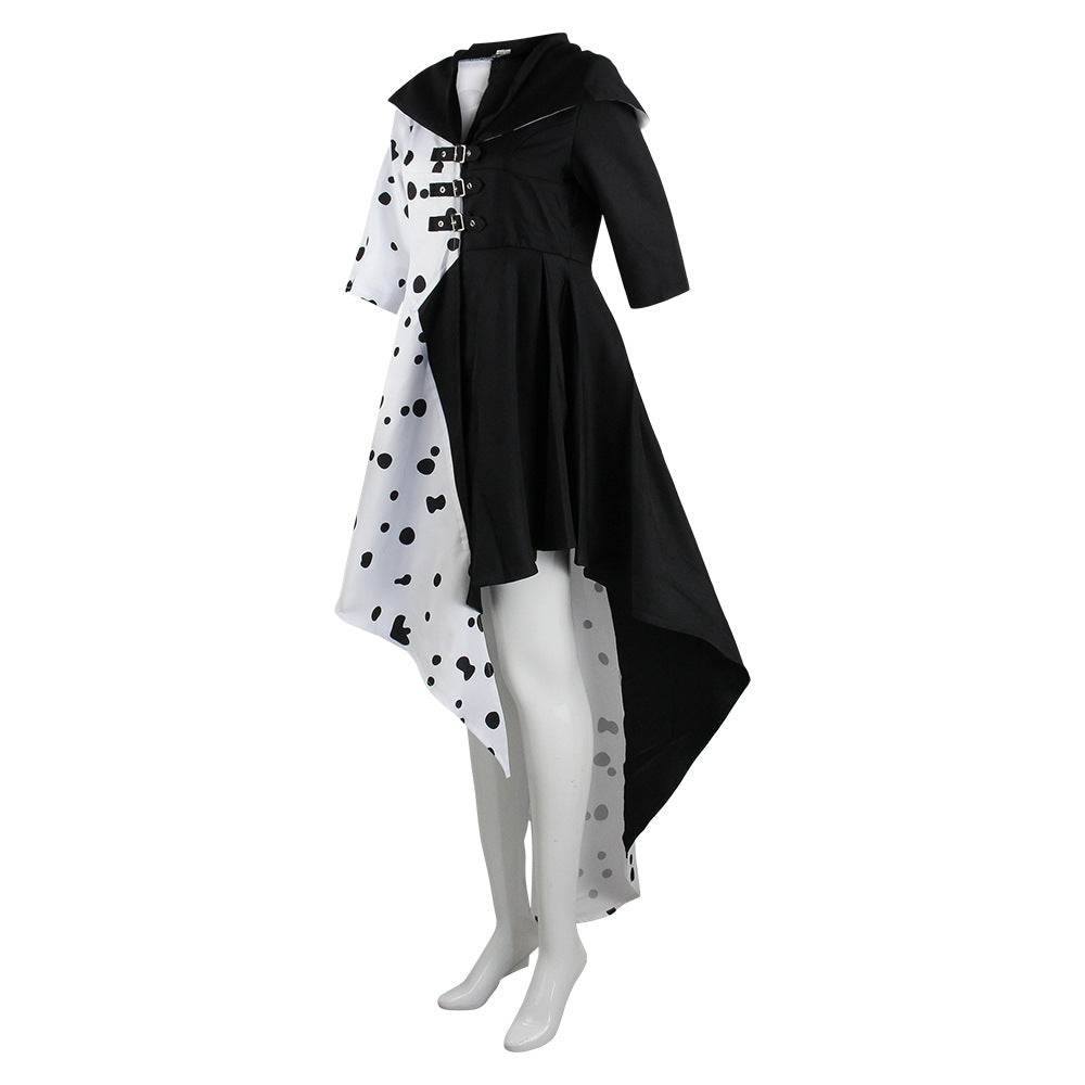 Black & White Villain Costume Dress