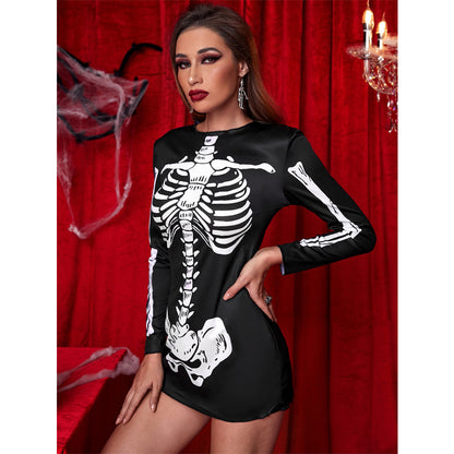 Skeleton Bodycon Dress