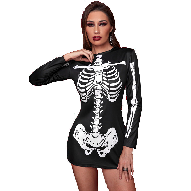 Skeleton Bodycon Dress