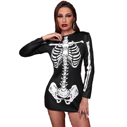 Skeleton Bodycon Dress