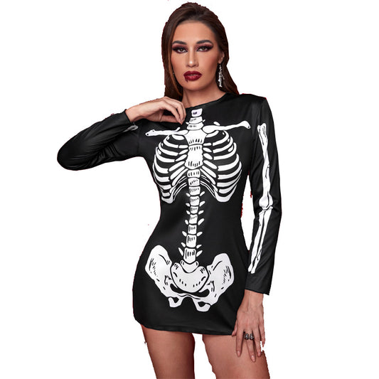 Skeleton Bodycon Dress