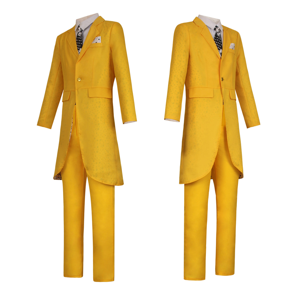 Wild Trickster Yellow Suit Costume – Adult Halloween Set