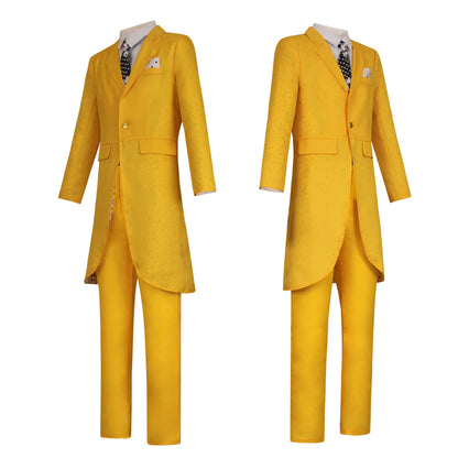 Wild Trickster Yellow Suit Costume – Adult Halloween Set