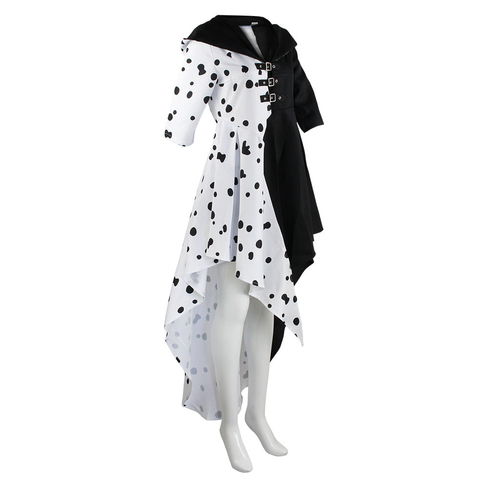Black & White Villain Costume Dress
