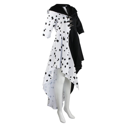 Black & White Villain Costume Dress