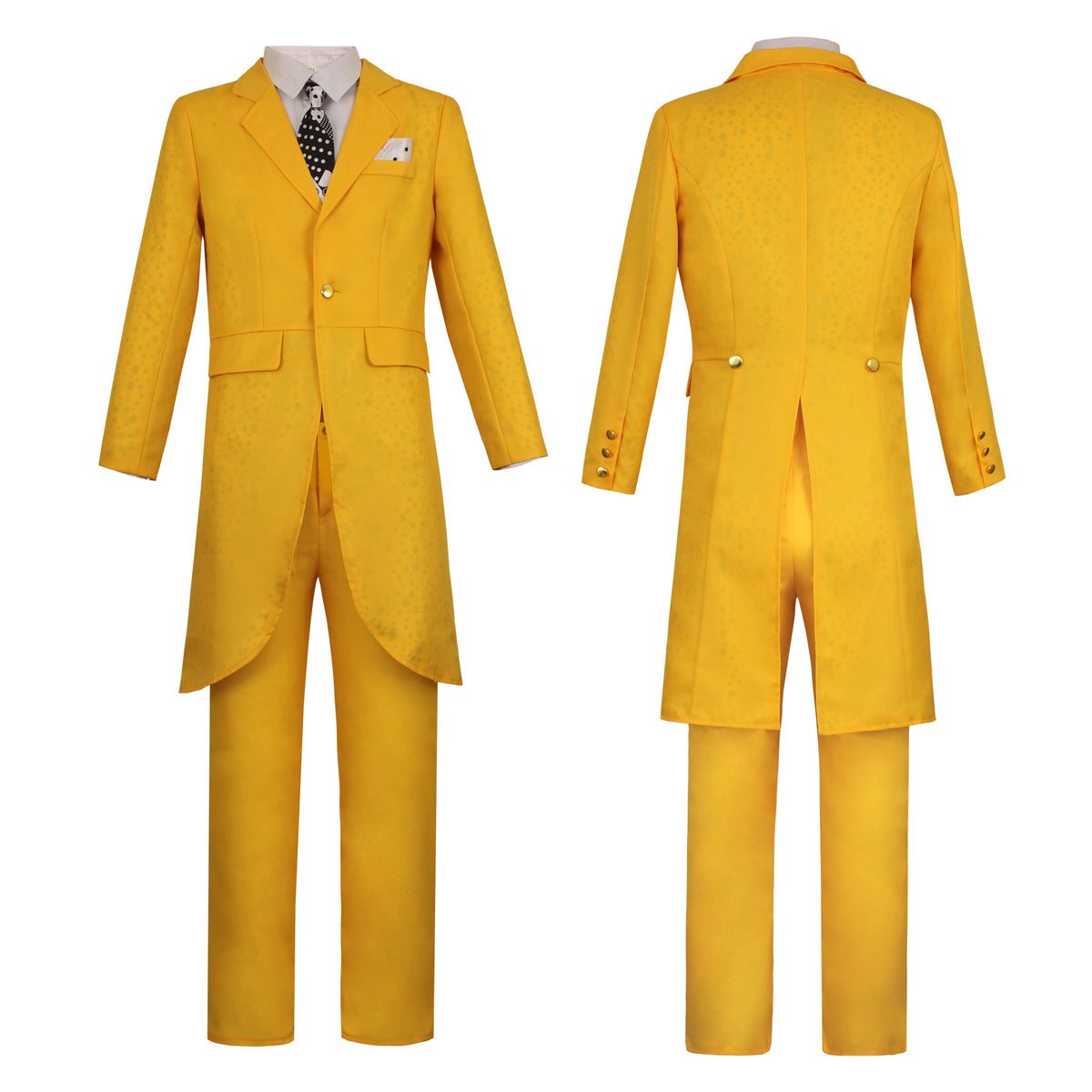 Wild Trickster Yellow Suit Costume – Adult Halloween Set