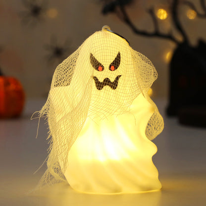 4-Pack Light-Up Mini Ghosts – Halloween Tabletop Decor