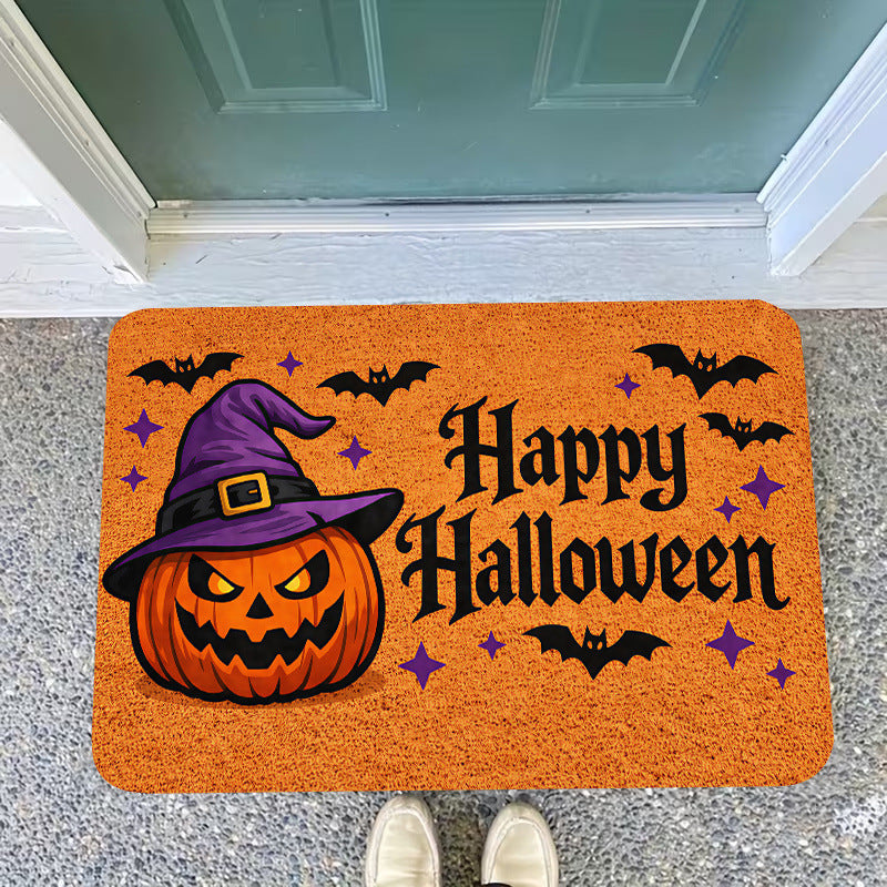 Happy Halloween Pumpkin Doormat
