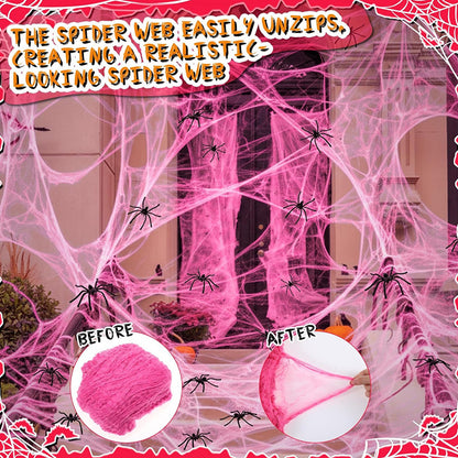 Pink Spider Web