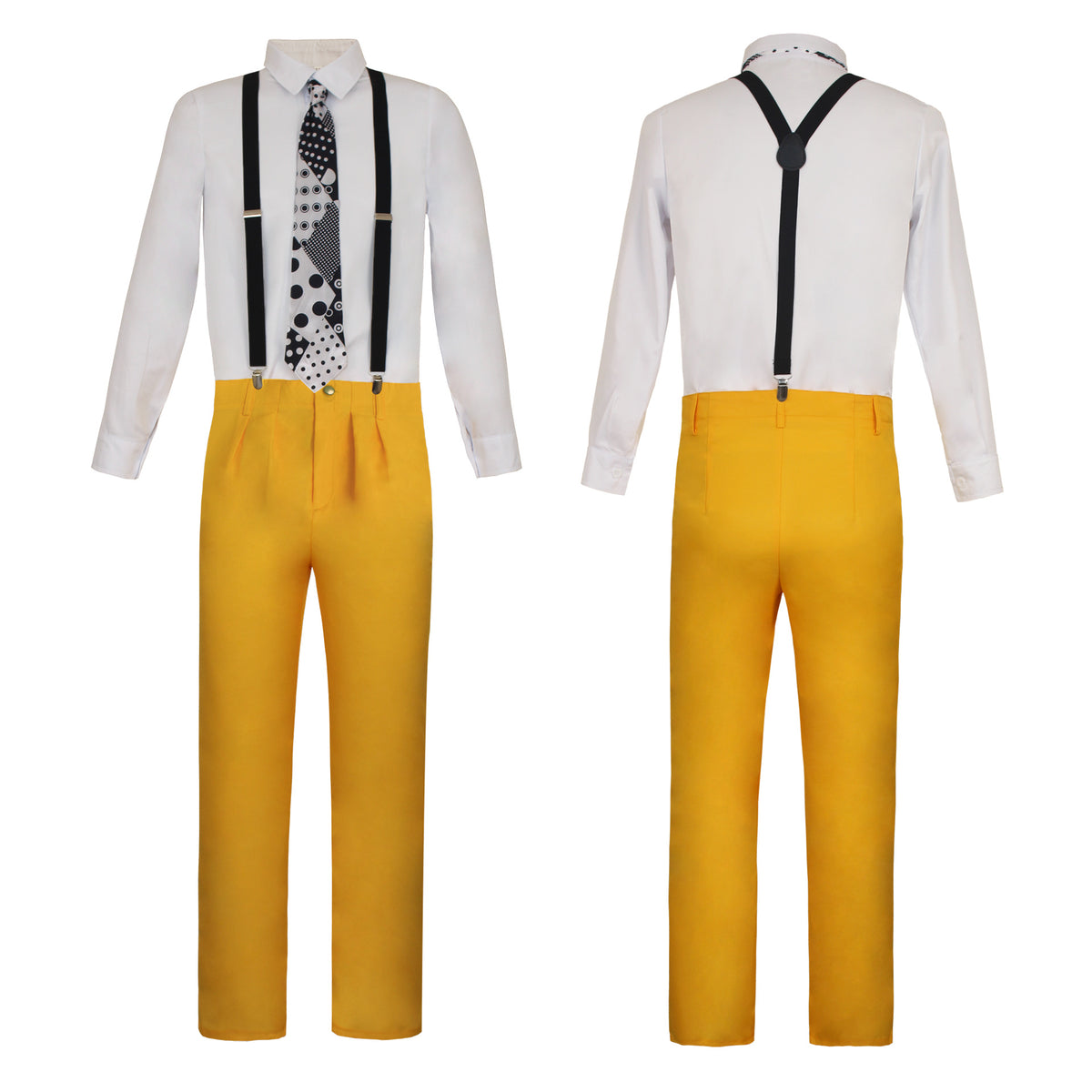 Wild Trickster Yellow Suit Costume – Adult Halloween Set