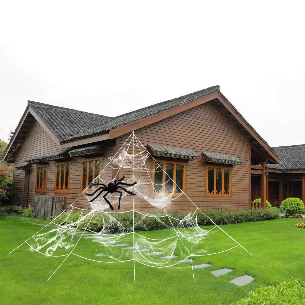 6.6FT Giant Black Halloween Spider