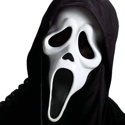 Horror Scream Mask with Hood