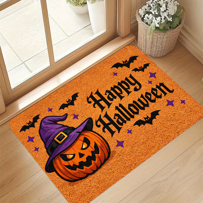 Happy Halloween Pumpkin Doormat