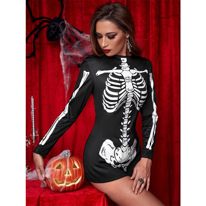 Skeleton Bodycon Dress