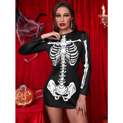 Skeleton Bodycon Dress