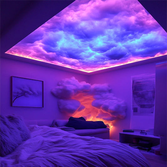Storm Cloud LED Light Kit – DIY Thundercloud Ceiling & Wall Decor