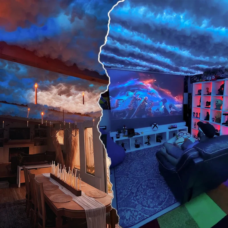 Storm Cloud LED Light Kit – DIY Thundercloud Ceiling & Wall Decor