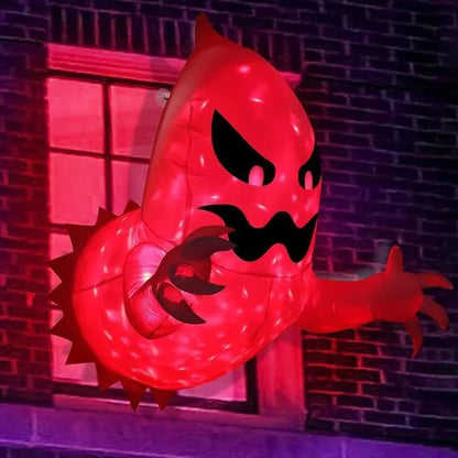 3.3FT Red Demon Window Ghost Inflatable
