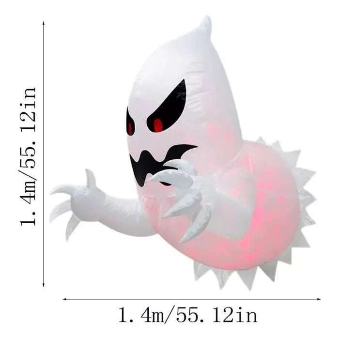 3.3FT Red Demon Window Ghost Inflatable