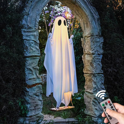 5FT Light-Up Hanging Ghost Swing