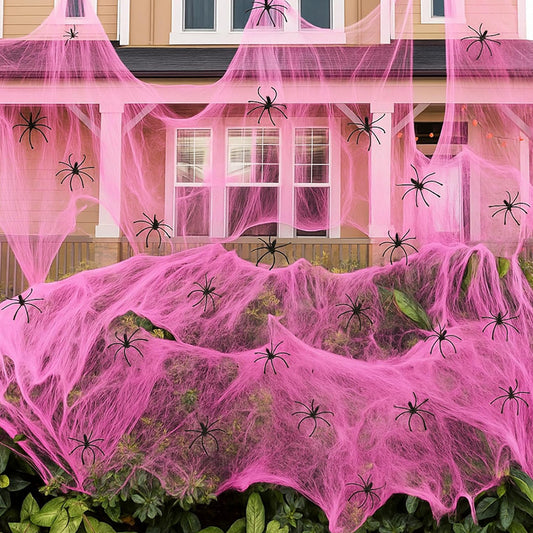 Pink Spider Web